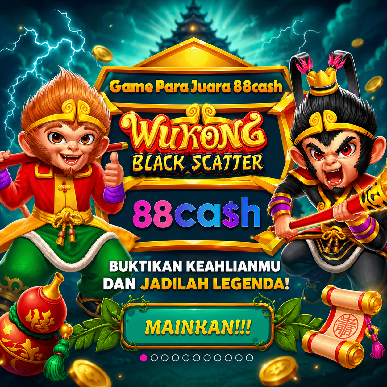 88CASH Wukong Black Scatter | Game Para Juara & Jadilah Legenda 2026